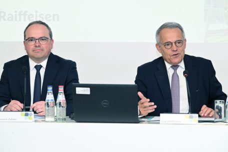 Geschäftsführer Laurent Zahles mit Verwaltungsratspräsident Guy Hoffmann