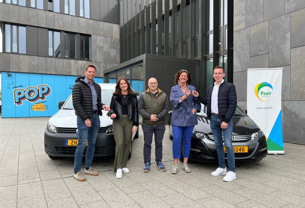 Luxemburg / Post spendet zwei Autos für die „Stëmm“