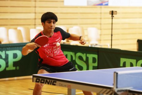 Leandro Fuentes nutzte im Doppel an der Seite von Tom Scholtes den dritten Matchball zum 6:3-Erfolg