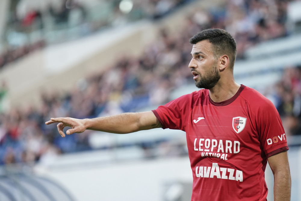 Coupe de Luxembourg Der Hesperinger Dejvid Sinani vor dem Finale gegen