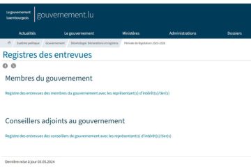Premier Luc Frieden / Aktualisierung von Transparenzregister „verzögert sich derzeit um einige Wochen“