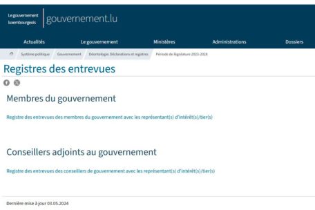 Premier Luc Frieden / Aktualisierung von Transparenzregister „verzögert sich derzeit um einige Wochen“
