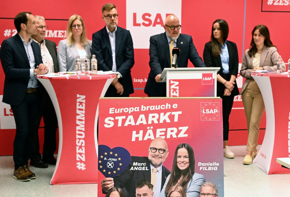 Europawahlen / Rote Brandmauer mit Herz: LSAP stellt ihre Kampagne vor