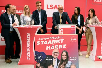 Europawahlen / Rote Brandmauer mit Herz: LSAP stellt ihre Kampagne vor