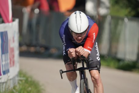 Der führende Pim Ronhaar überzeugte auch im „Contre-la-montre“ am Samstag