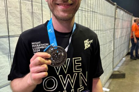 Ziel erreicht: Maxime Toussaint wollte bei seiner Halbmarathon-Premiere unter 1:50 Stunden laufen