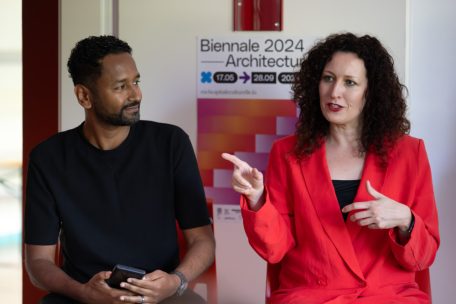 Mukhtar O. S Mukhtar et Crystal Manich, concepteurs du spectacle nocturne „Reesch E’vol“ à voir ce week-end