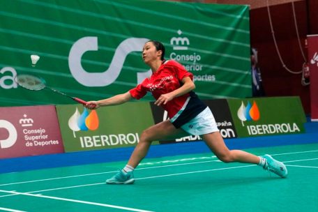 Kim Schmidt bei einem ihrer Überseeturniere