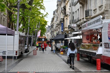 Recht unübersichtlich ging es am Freitagmorgen in der Alzettestraße zu