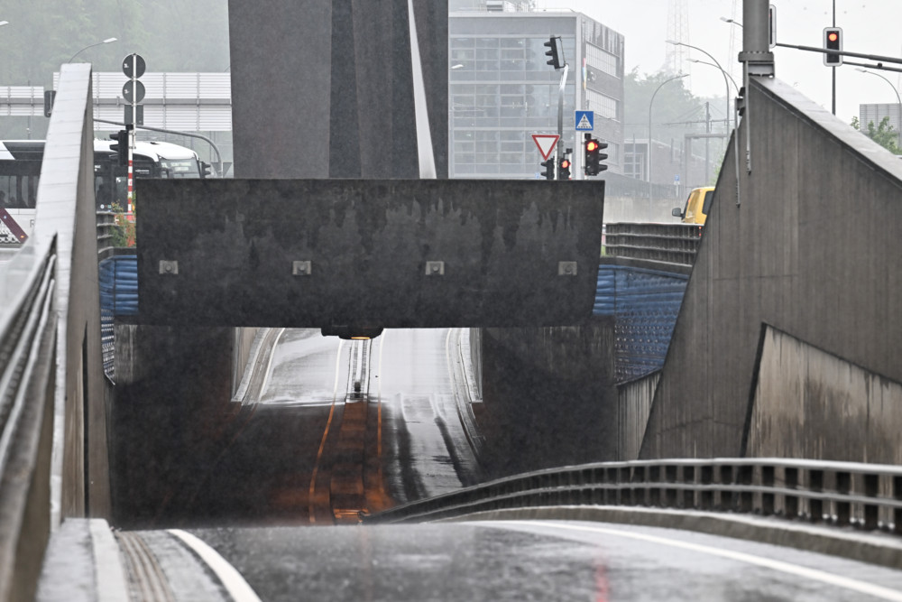 Luxemburg-Stadt / Überflutungen im Mai: Warum der Tunnel unter dem Kreisel Serra gesperrt werden musste