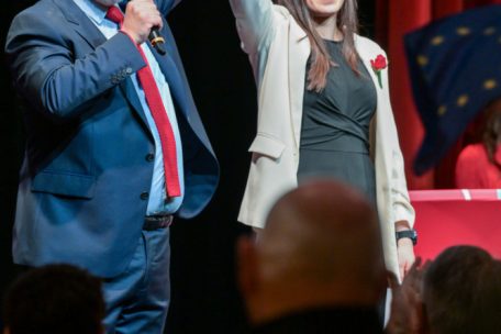 Doppelspitze: Angel und Filbig im März beim LSAP-Europakongress