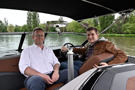 Patrick Hierthes und Aly Girst