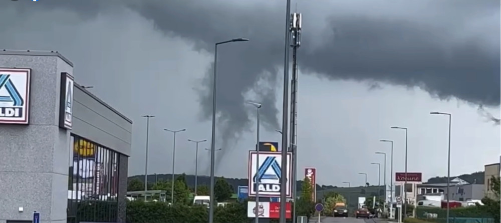 Mersch / Schwacher Tornado gesichtet – Wetterexperte gibt Entwarnung: „Nicht Niveau von Petingen“