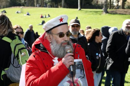 Vom Protest gegen Corona-Maßnahmen (hier 2022) zu „Mir d’Vollek“: Jean-Marie Jacoby