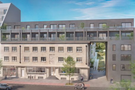So soll die Fassade an der Kanalstraße einmal aussehen