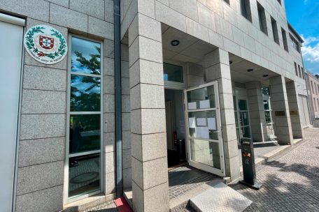 Die portugiesische Botschaft in städtischen Viertel Merl