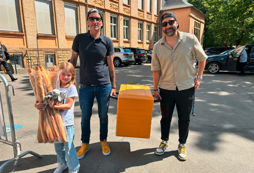 Europawahl 2024 / Metzger José Capela versorgt Wahlbüros mit Essen