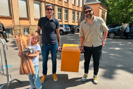 Europawahl 2024 / Metzger José Capela versorgt Wahlbüros mit Essen