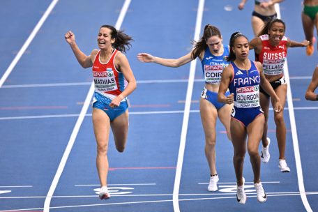 Leichtathletik-EM / „Es tut richtig gut“: Charline Mathias zieht ins Halbfinale ein und zeigt es ihren Kritikern