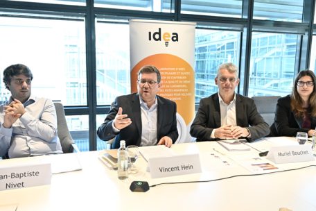 V.l. Jean-Baptiste Nivet, Vincent Hein, Muriel Bouchet, Ioana Pop
