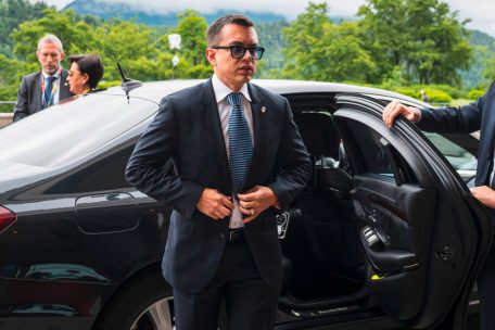 „Im Kriegszustand“: Ecuadors Präsident Daniel Noboa