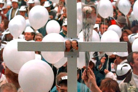 „Weißer Marsch“ durch Brüssel im Oktober 1996 