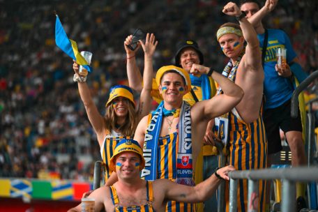 Fußball-Europameisterschaft / Gänsehaut überall: Die Ukraine feiert – Selenskyj jubelt mit