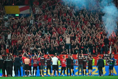 Die Albaner überraschten mit einer unglaublichen Anzahl an Fans