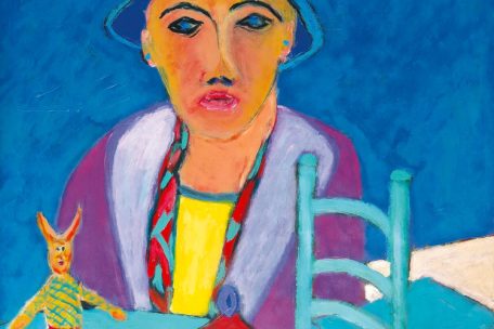 Jean Fetz: &bdquo;Journal intime&ldquo;, 80 x 60 cm, technique mixte