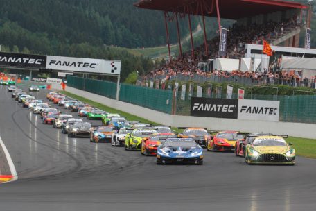 Der Start der 24 Stunden von Spa-Francorchamps