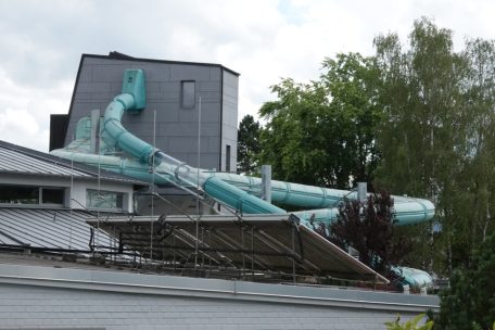 Die eher flache Rutsche „Magic Twice“ ist für alle Altersklassen geeignet