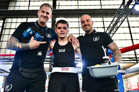 Arden Smaigalic vom Boxclub Esch gewann seinen ersten Amateur-Kampf