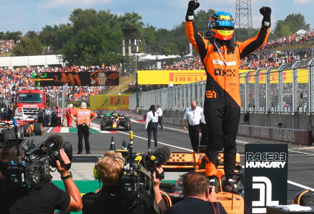 Formel 1 / Großer Preis von Ungarn: Piastri jubelt, Verstappen schimpft