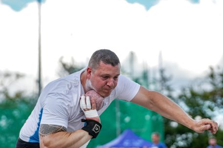 Paralympic-Athlet Tom Habscheid kam auf 14,24 Meter im Kugelstoßen