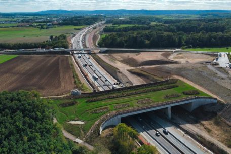 Die Wildtierpassage steht schon seit 2021