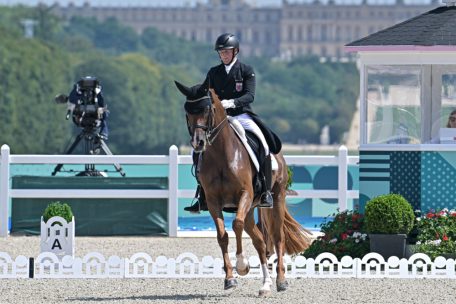 Versailles bot eine beeindruckende Kulisse für die olympischen Reitwettbewerbe