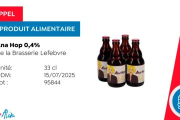 Luxemburg / Wegen potenzieller Fremdkörper: Lebensmittelbehörde ruft Ana Hop 0,4% zurück