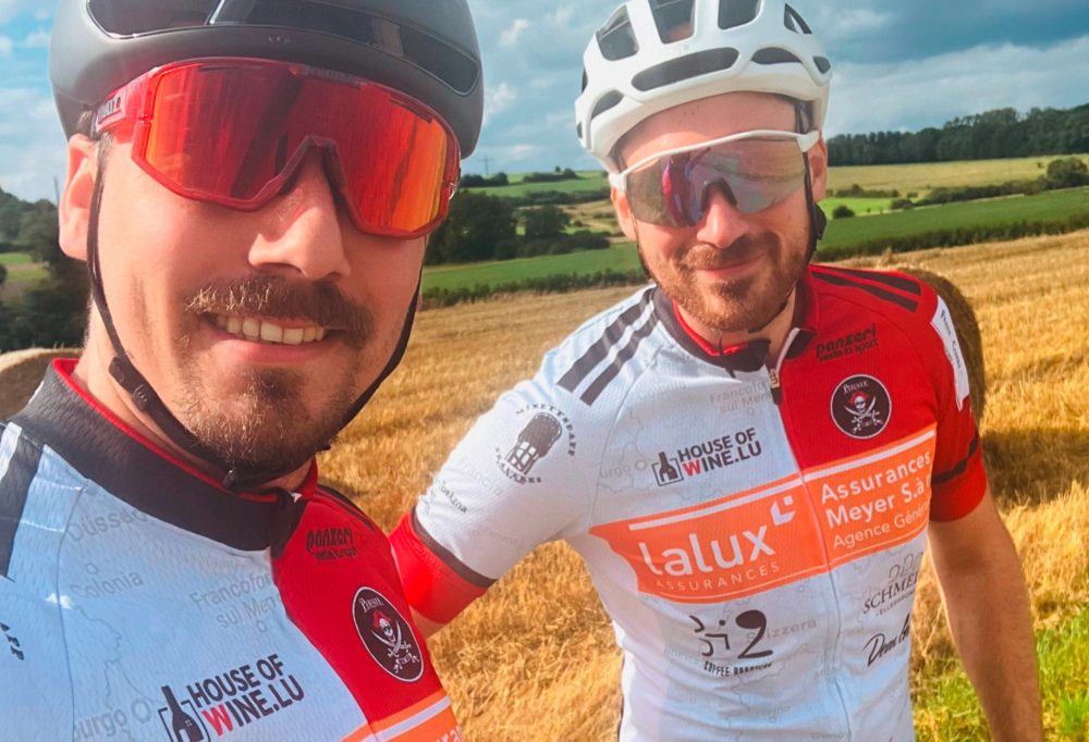 1.155 Kilometer / Mit dem Rennrad von Esch nach Lucca (I): Samuel Baum und Claude Roeltgen radeln für die Liebe – und den guten Zweck