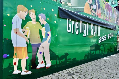 Das sehr beliebte „Gréngt Spill“, genau wie die ganze Schueberfouer 2024, harren der Eröffnung am Freitag um 17.00 Uhr
