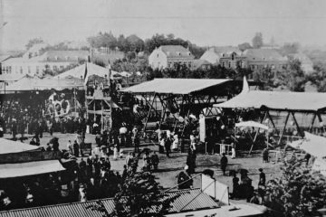 „Schueberfouer“ früher / Als die Spiele noch per Hand betrieben wurden