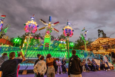 Panne auf der Schobermesse / Fünf Gäste steckten auf „Top Scan“ fest