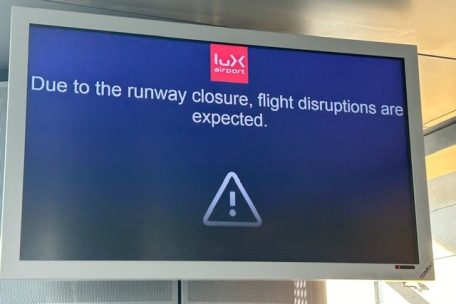 LuxAirport / Nach Reparaturarbeiten: Start- und Landebahn auf dem Findel wieder in Betrieb