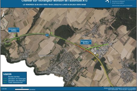 Luxemburg / Erneuerung der Fahrbahnfugen auf der A13 sorgt für Sperrungen und Umleitungen