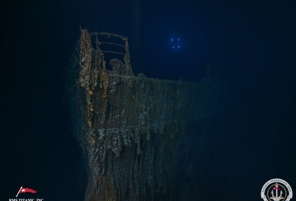 Schiffswrack / Die „Titanic“ zerfällt langsam: Bug-Reling bricht weg