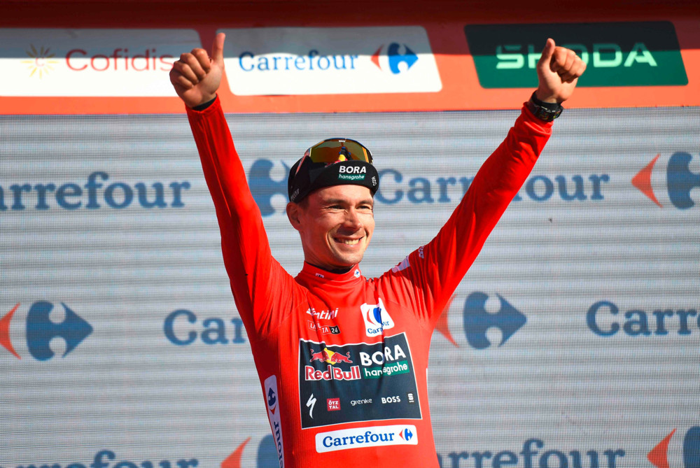 Radsport / Roglic hat die Vuelta durchgespielt: Rosa, Rot – und nun Gelb?