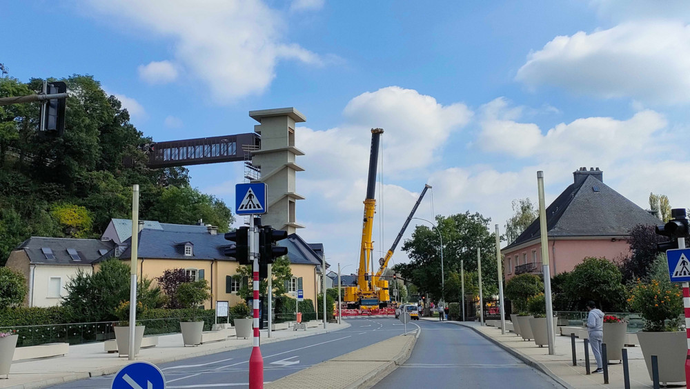 Bildergalerie / Hesperingen installiert neue „Passerelle“