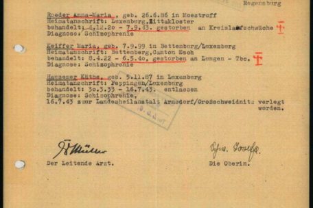 E Bléck duerch d’Lëns / Im Visier des Nationalsozialismus – Menschen mit körperlichen oder geistigen Gebrechen