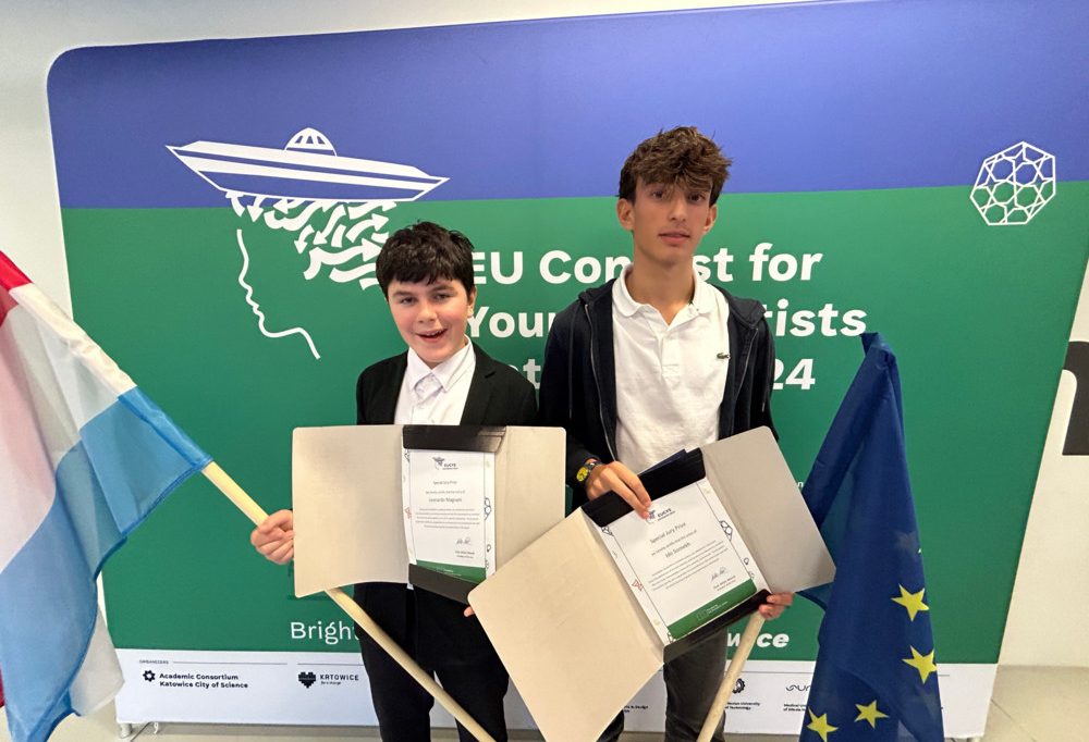 Innovationspreis / Zwei Luxemburger Schüler triumphieren mit Allergie-App beim EUCYS-Wettbewerb