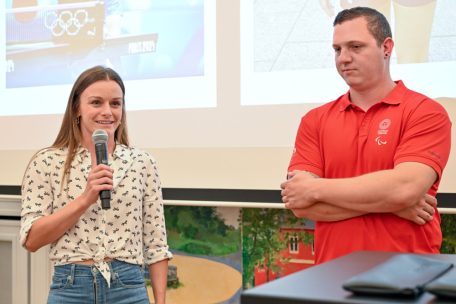 Feierstunde  / Düdelingen ehrt Olympioniken Tom Habscheid