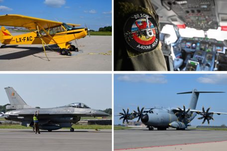 Luxembourg Defence Open Air Days / Außergewöhnlicher Betrieb: Mehrere Militärflugzeuge landen am Findel